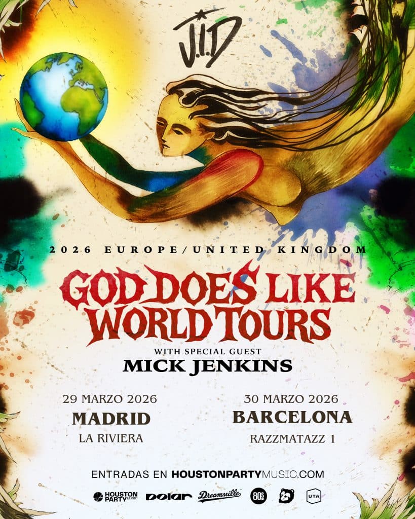J.I.D vuelve a Barcelona y Madrid en marzo, ahora con su nuevo álbum “God Does Like Ugly”