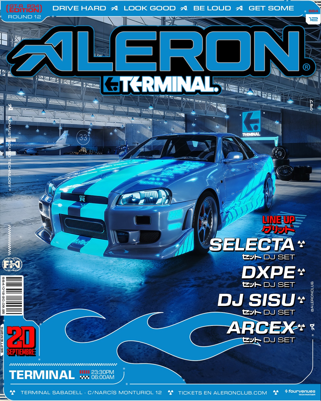 Alerón en Terminal