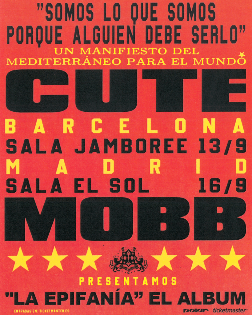 CUTEMOBB regresa a los escenarios de Barcelona y Madrid este Septiembre