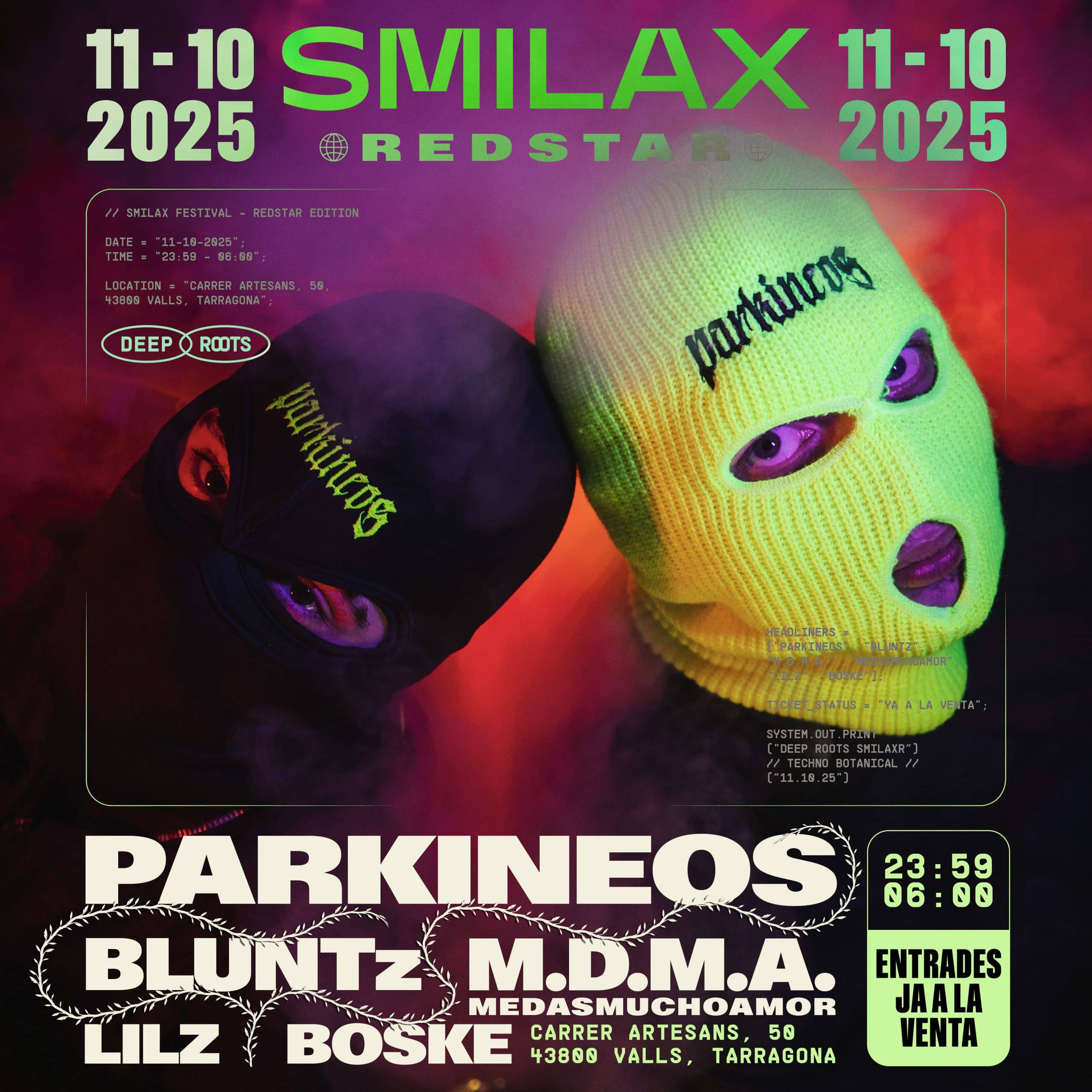 Smilax en Redstar