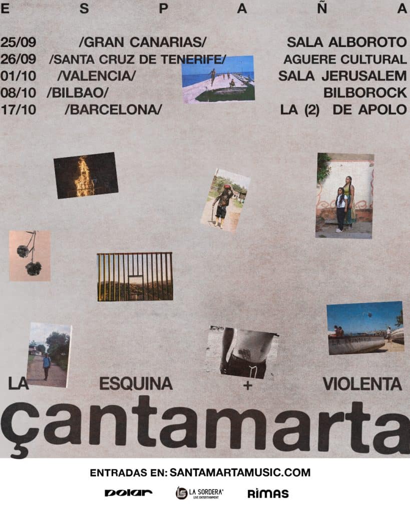ÇANTAMARTA ANUNCIA SU NUEVA GIRA “LA ESQUINA + VIOLENTA”